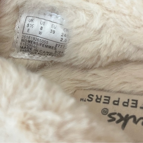 Clarks Cloudsteppers Size 8 W Plum Breeze Willow Faux Fur Lined Slip On Clogs - Picture 7 of 10